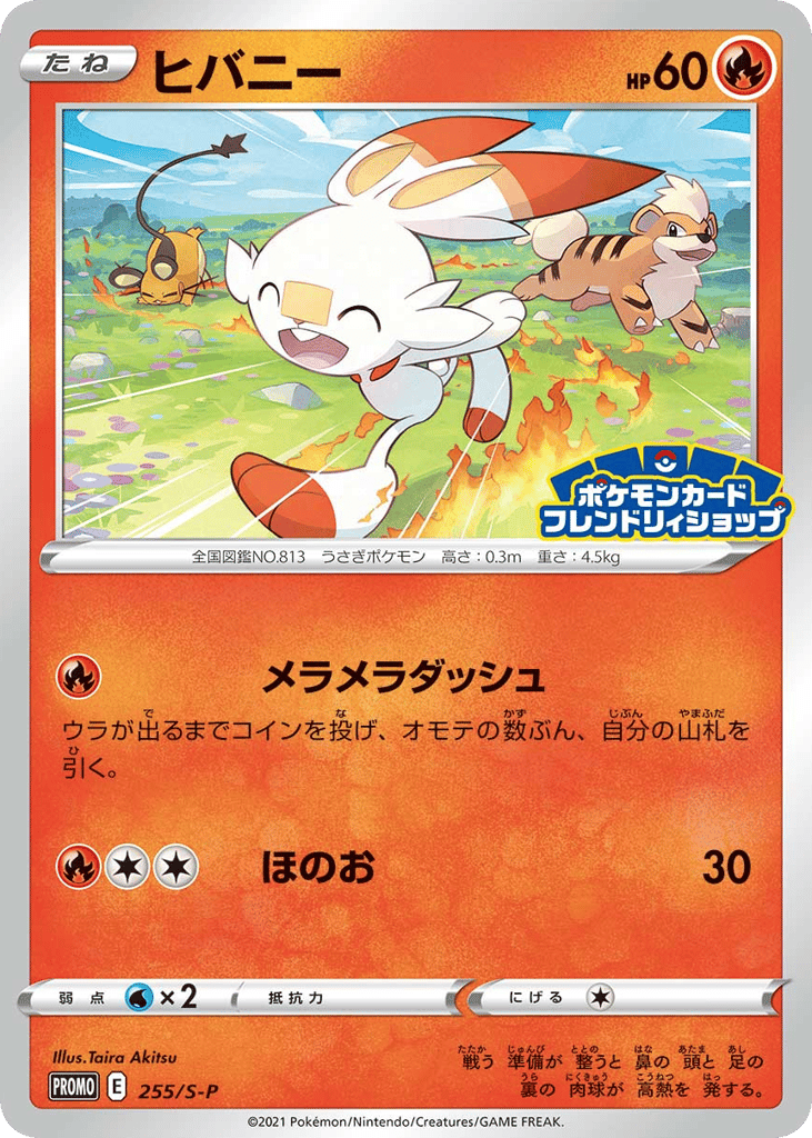 Scorbunny – Sword & Shield Promos 255/S-P Pokémon card
