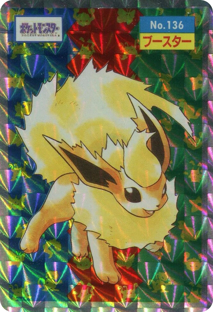 Flareon – Topsun No.136 Pokémon card
