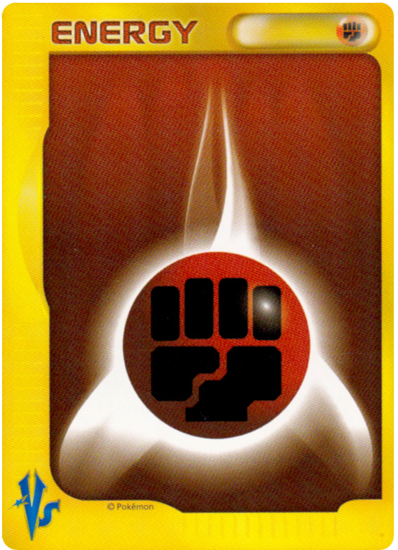 Fighting Energy – Pokémon VS  Pokémon card