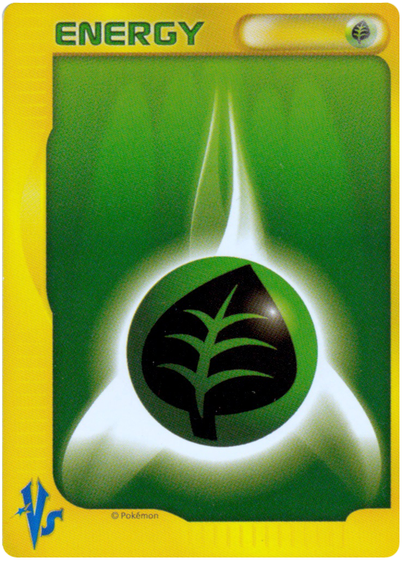 Grass Energy – Pokémon VS  Pokémon card