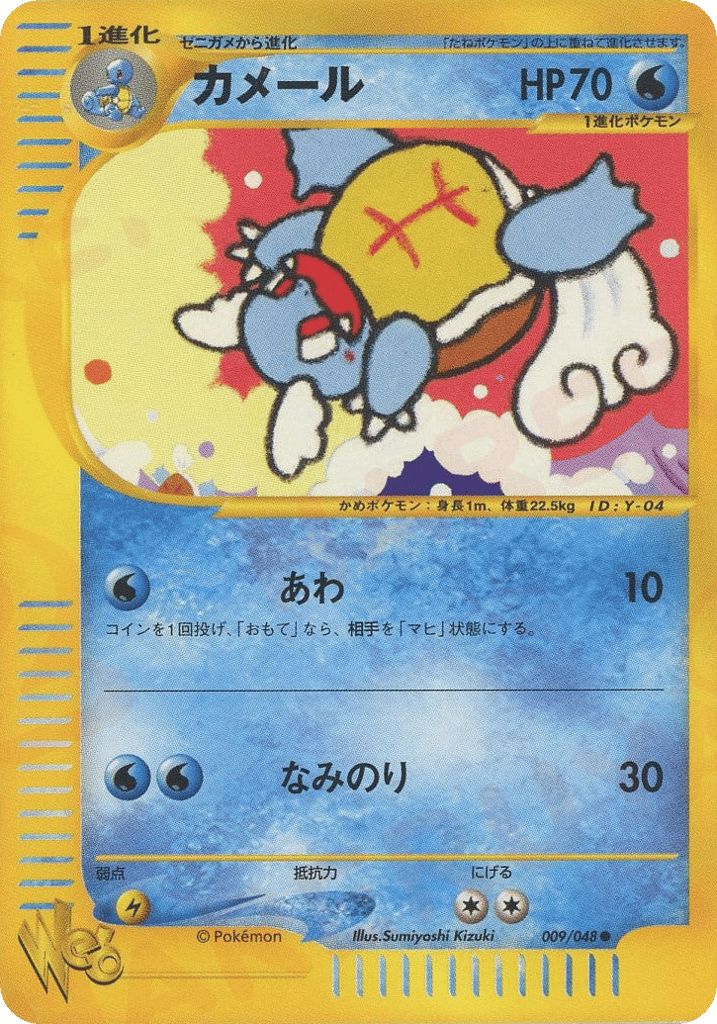 Wartortle – Pokémon Web 009/048 Pokémon card
