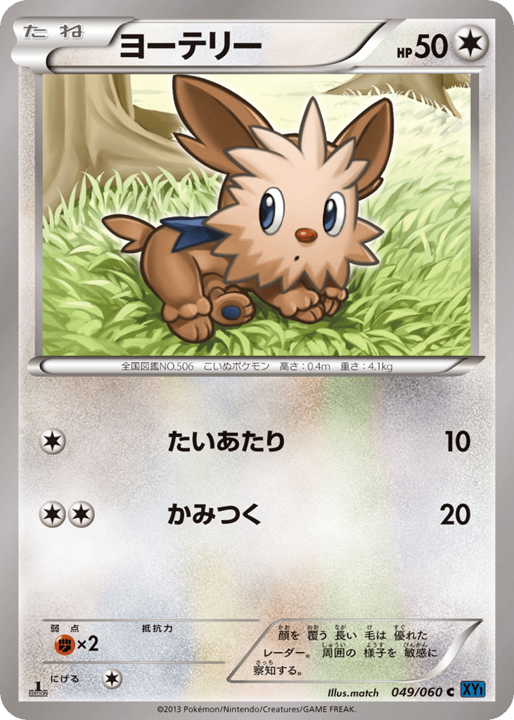 Lillipup – Collection X 049/060 Pokémon card