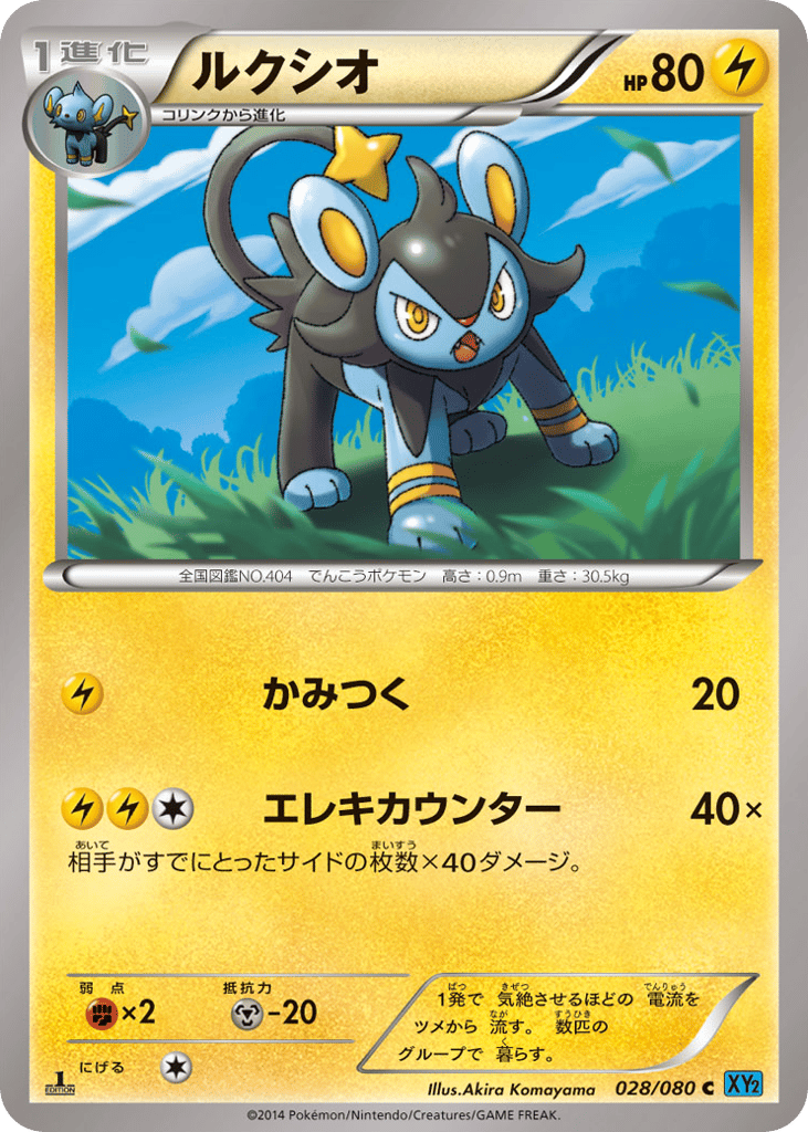 Luxio – Wild Blaze 028/080 Pokémon card