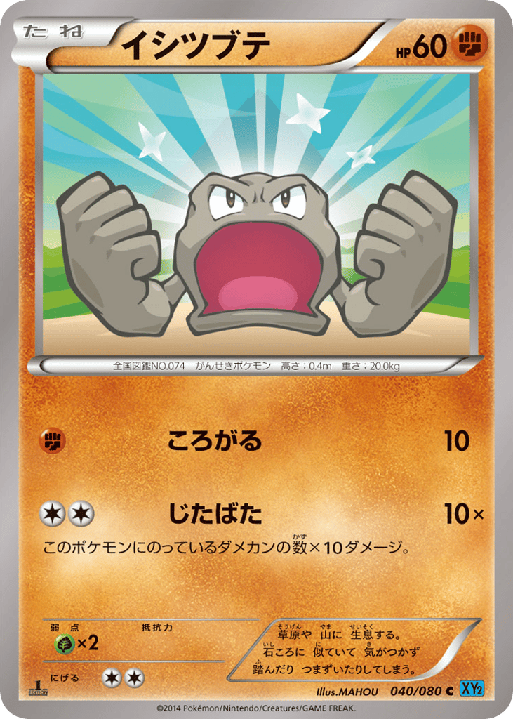 Geodude – Wild Blaze 040/080 Pokémon card
