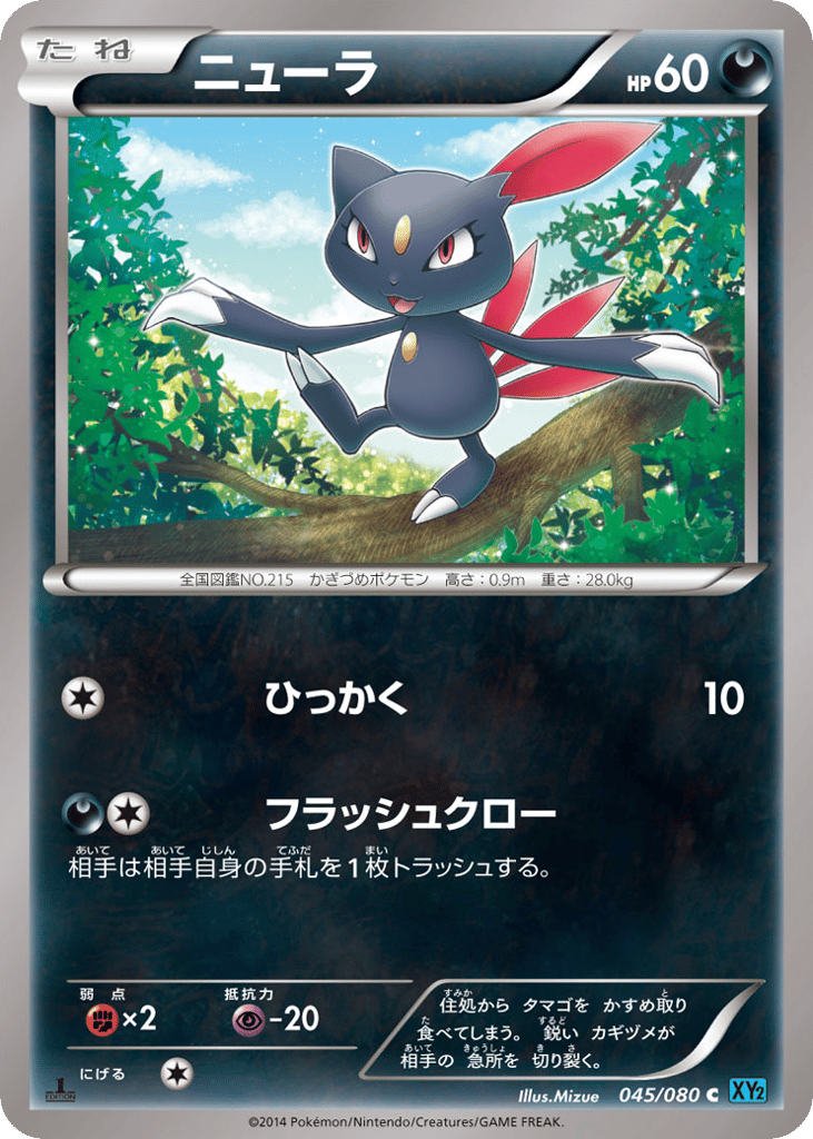 Sneasel – Wild Blaze 045/080 Pokémon card