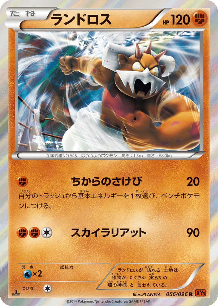 Landorus – Rising Fist 056/096 Pokémon card