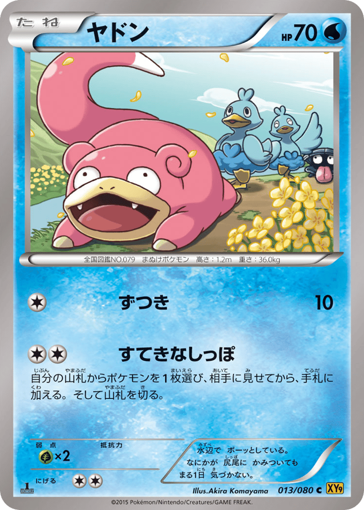 Slowpoke – Rage of the Broken Heavens 013/080 Pokémon card