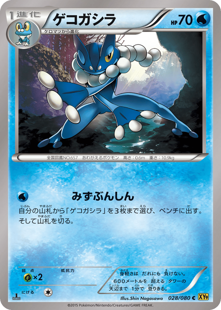 Frogadier – Rage of the Broken Heavens 028/080 Pokémon card
