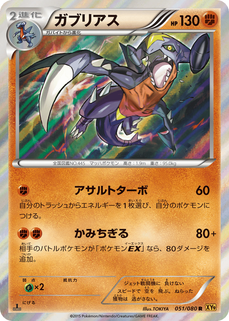 Garchomp – Rage of the Broken Heavens 051/080 Pokémon card