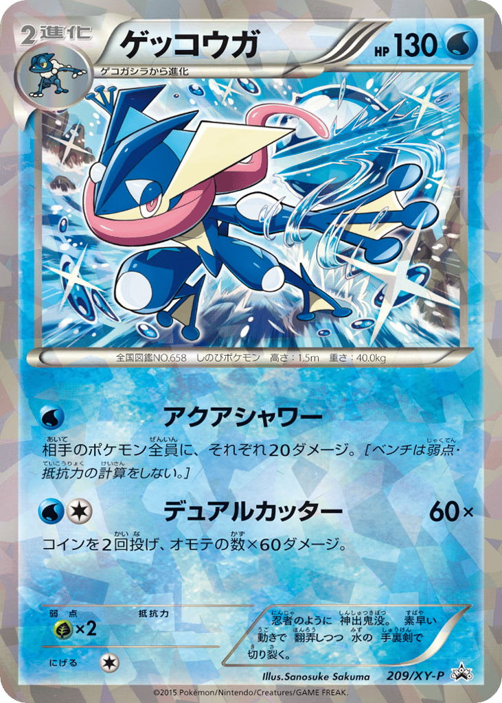Greninja – XY Promos 209/XY-P Pokémon card