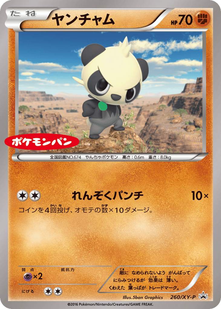 Pancham – XY Promos 260/XY-P Pokémon card